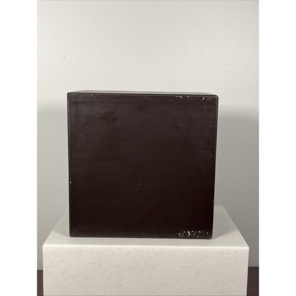 Burberry Faux Leather Watch Jewelry Box Brown Empty Box ONLY 5inch x 5inch x 3.7 - Picture 8 of 8